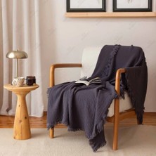 Embays 100X200 cm Müslin %100 Pamuk Tv Battaniyesi, Çok Amaçlı Müslin Örtü, Pamuk Battaniye