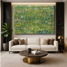 Limitless Design Vincent Van Gogh Çiçekli Çayır Doğa Manzarası Kanvas Tablo Sanat Tablosu Klasik Ressam Tablosu