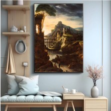 Limitless Design Claude Lorrain Antik Manzara Tarihi Sanat Kanvas Tablo Sanat Tablosu Klasik Ressam Tablosu