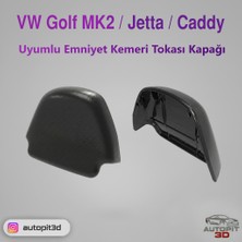 AutoPit 3D Vw Golf Mk2 / Jetta / Caddy Uyumlu Emniyet Kemeri Tokası Kapağı