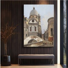 Limitless Design Canaletto Venedik Tarihi Kilisesi Kanvas Tablo Sanat Tablosu Klasik Ressam Tablosu