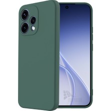 HANPORIUM Oppo Reno 15 Uyumlu Silikon Kılıf - Pastel Renk Tonu Kamera Korumalı Esnek Kapak - Yeşil