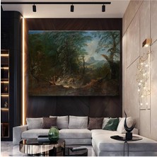 Limitless Design Alexander Nasmyth Orman Yolu Peyzajı Kanvas Tablo Sanat Tablosu Klasik Ressam Tablosu