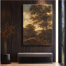 Limitless Design Jan Van Goyen Sakin Nehir Manzarası Kanvas Tablo Sanat Tablosu Klasik Ressam Tablosu