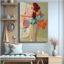Limitless Design Odilon Redon Renkli Çiçek Kompozisyonu Cam Tablo Dijital Baskı Duvar Tablosu Dekor Tablo