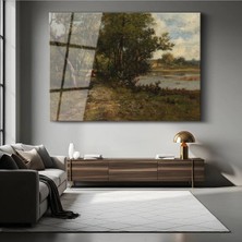 Limitless Design Leon Richet Orman Patikası Doğa Manzarası Cam Tablo Dijital Baskı Duvar Tablosu Dekor Tablo