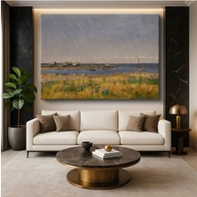 Limitless Design William Trost Richards Kıyı Deniz Manzarası Kanvas Tablo Sanat Tablosu Klasik Ressam Tablosu