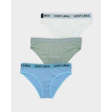 GOST LİRİA Dream Kadın Slip  3 Lü Paket - Çok Renkli