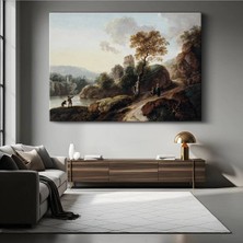 Limitless Design Thomas Gainsborough Kayalık Doğa Manzarası Kanvas Tablo Sanat Tablosu Klasik Ressam Tablosu
