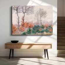 Limitless Design Blanche Hoschedé-Monet Sonbahar Ağaçları Renk Manzarası Kanvas Tablo Klasik Ressam Tablosu