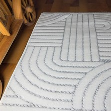 Oreyra Krem Bohem Loft Iskandinav Pamuk Taban Modern Özel Kesim Hizmet Kaymaz Salon Koridor Hol Mutfak Halı / Kilim / Yolluk