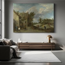 Limitless Design David Teniers Köy Hayatı Kırsal Resmi Kanvas Tablo Sanat Tablosu Klasik Ressam Tablosu