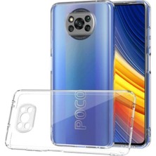 HANPORIUM Poco X3 Nfc Uyumlu Silikon Kılıf - Darbe Emici Kamera Korumalı Esnek Kapak - Şeffaf