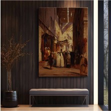 Limitless Design Jean-Léon Gérôme Doğu Çarşısı Oryantal Manzara Kanvas Tablo Sanat Tablosu Klasik Ressam Tablosu