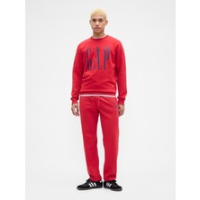 Gap Erkek Kırmızı Gap Logo Straight-Leg Eşofman Altı