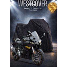 WestCover Siyah Voge 250RR Uyumlu Motor Çadırı,motosiklet Brandası