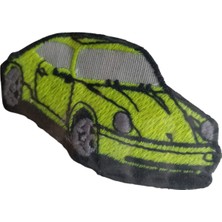 Emt Pazarlama Aplike Ütü Ile Yapışan Araba Yeşil Arma 3x4 cm