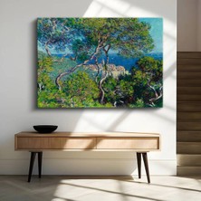 Limitless Design Claude Monet Akdeniz Kıyısı Deniz Manzarası Kanvas Tablo Sanat Tablosu Klasik Ressam Tablosu