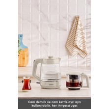 Karaca Glass Tea Xl 2 In 1 Cam Çay Makinesi Starlight