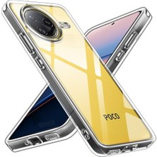 HANPORIUM Poco F7 Ultra Uyumlu Silikon Kılıf - Darbe Emici Kamera Korumalı Esnek Kapak - Şeffaf