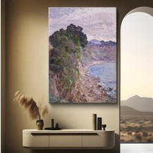 Limitless Design Claude Monet Sakin Sahil Deniz Manzarası Kanvas Tablo Sanat Tablosu Klasik Ressam Tablosu