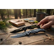 PAZAAR59 Otomatik Kemer Klipsi Outdoor Çakı