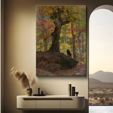 Limitless Design Ivan Shishkin Sonbahar Renkleri Orman Kanvas Tablo Sanat Tablosu Klasik Ressam Tablosu