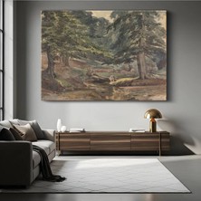 Limitless Design Thomas Gainsborough Orman Deresi Su Resmi Kanvas Tablo Sanat Tablosu Klasik Ressam Tablosu