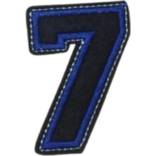 Emt Pazarlama Aplike Ütü Ile Yapışan 7  Rakamı  Arma 2x5 cm