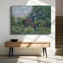 Limitless Design Claude Monet Bahçe Çiçekleri Renkli Manzara Kanvas Tablo Sanat Tablosu Klasik Ressam Tablosu