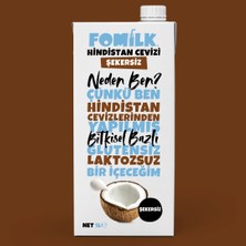 Fomilk Hindistan Cevizi Şekersiz 1l