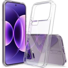 HANPORIUM Xiaomi 17 Pro Uyumlu Silikon Kılıf - Darbe Emici Kamera Korumalı Esnek Kapak - Şeffaf