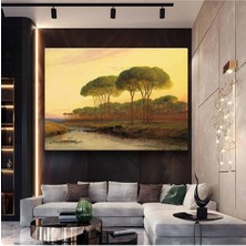 Limitless Design George Inness Toskana Çam Ormanı Italya Kanvas Tablo Sanat Tablosu Klasik Ressam Tablosu