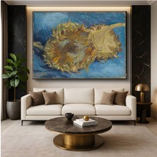 Limitless Design Vincent Van Gogh Ayçiçekleri Çiçek Natürmortu Kanvas Tablo Sanat Tablosu Klasik Ressam Tablosu