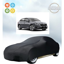 AUTOES Skoda Scala Araba Brandası Oto Branda Siyah