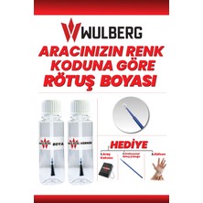 Wulberg Rötuş Boyası | Oto Boya | Araca Özel Boya Koduna Göre Oto Rötuş Boyası | 30 ml + Vernik