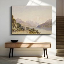 Limitless Design J.m.w. Turner Yüksek Dağ Doğa Manzarası Kanvas Tablo Sanat Tablosu Klasik Ressam Tablosu