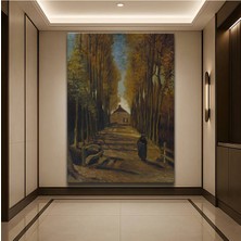 Limitless Design Vincent Van Gogh Kavak Ağaçlı Yol Kanvas Tablo Sanat Tablosu Klasik Ressam Tablosu