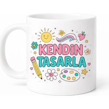 Printiva Kişiye Özel Baskılı Kupa Bardak -Fotogra, Yazı, Tarihli Istenile- 300 ml
