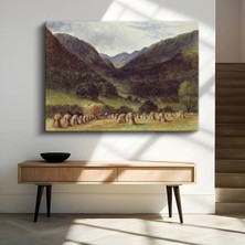 Limitless Design J.m.w. Turner Dağ Vadisi Hasat Manzarası Kanvas Tablo Sanat Tablosu Klasik Ressam Tablosu