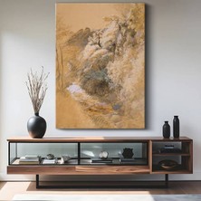 Limitless Design J.m.w. Turner Kayalık Sahil Manzarası Kanvas Tablo Sanat Tablosu Klasik Ressam Tablosu