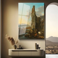 Limitless Design Jan Both Antik Harabe Tarihi Yapı Cam Tablo Dijital Baskı Duvar Tablosu Dekor Tablo
