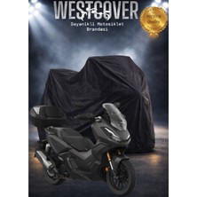 WestCover Siyah Honda ADV350 Topcase Uyumlu Motor Çadırı,motosiklet Brandası