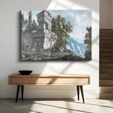 Limitless Design Jacob Philipp Hackert Italyan Kırsal Doğa Manzarası Kanvas Tablo Klasik Ressam Tablosu