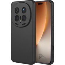 HANPORIUM Honor Magic 8 Pro Uyumlu Silikon Kılıf - Pastel Renk Tonu Kamera Korumalı Esnek Kapak - Siyah