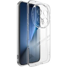 HANPORIUM Honor Magic 8 Pro Uyumlu Silikon Kılıf - Darbe Emici Kamera Korumalı Esnek Kapak - Şeffaf