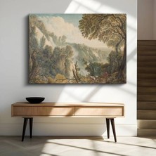 Limitless Design William Turner Tivoli Şelalesi Doğa Manzarası Kanvas Tablo Sanat Tablosu Klasik Ressam Tablosu