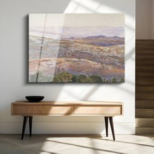 Limitless Design William Holman Hunt Tepe Vadi Doğa Manzarası Cam Tablo Dijital Baskı Duvar Tablosu Dekor Tablo