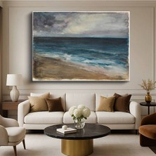 Limitless Design J.m.w. Turner Deniz Kıyısı Sahil Manzarası Kanvas Tablo Sanat Tablosu Klasik Ressam Tablosu