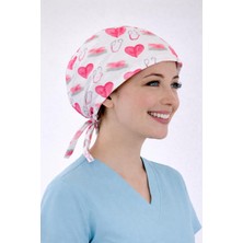 Dr. Mitra Cerrahi Bone Medikal Doktor Hemşire Hastane Bonesi Unisex -Makyaj Desen